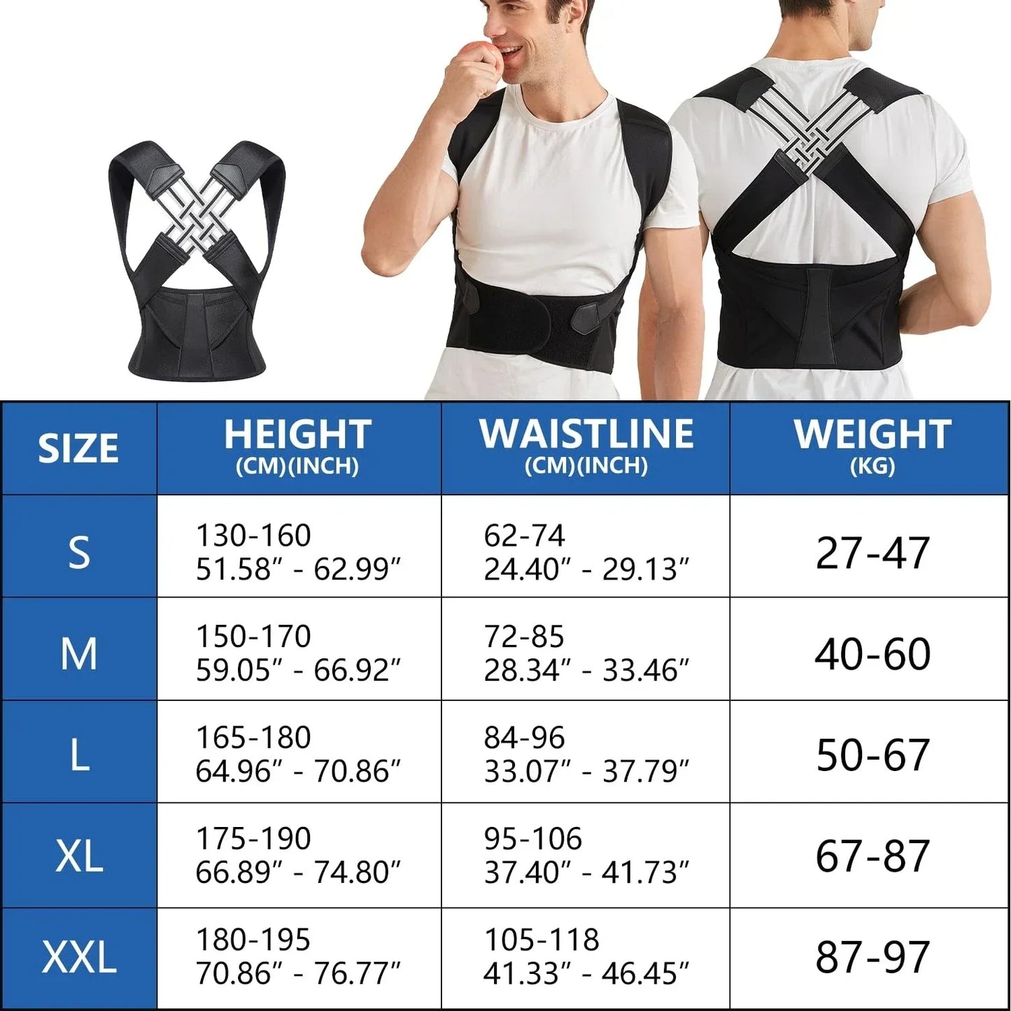 SHOPLIX™-Posture Corrector Brace for Men and Women