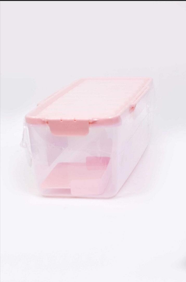 SHOPLIX™_Bread Container Box- Red Storage Bin Loaf Bread Holder,Plastic Boxes for Bread Keeper, Cake Storage Saver,Kitchen Counter Airtight Bread Storage Containers Freezer Containers For Bread